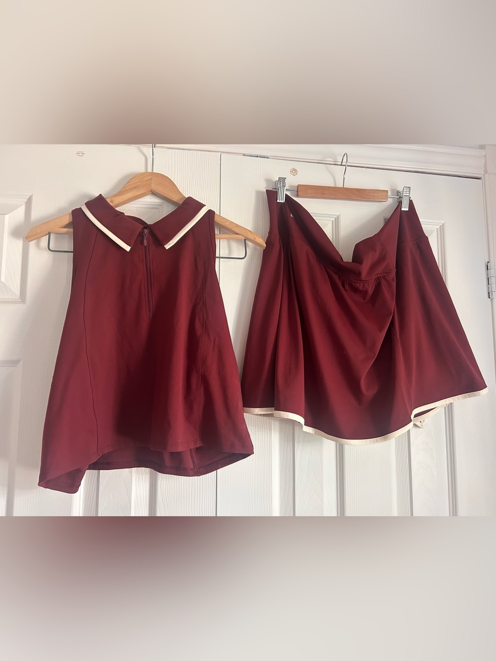 Athletic matching tank & skort set